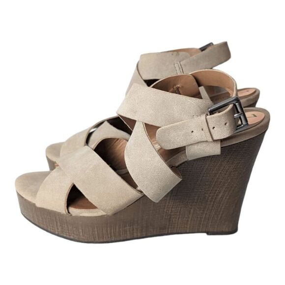 INDIGO RD Keffie Strappy Wedge Size 7M - Picture 2 of 7